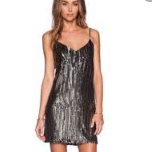 🌿Chelsea & violet beads black gold dress🌿